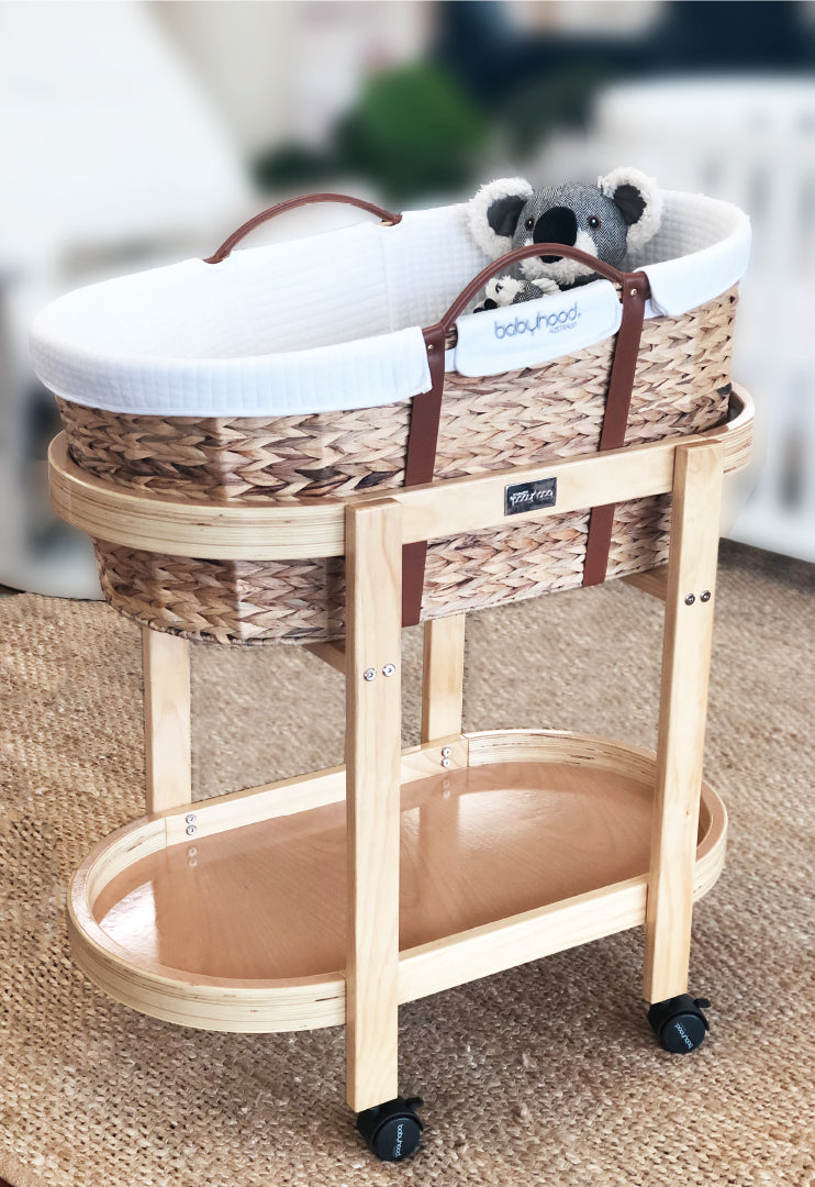Moses Baby Basket & Stand Deluxe Hamper