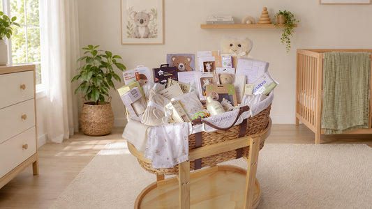 The Moses Basket & Stand Deluxe Hamper