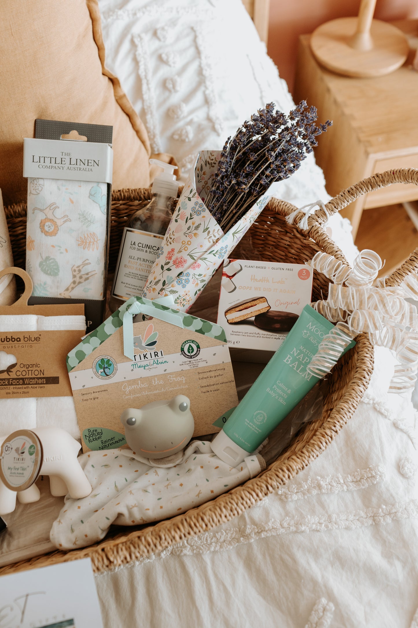 Olli Ella Change Basket & Liner Essentials Hamper