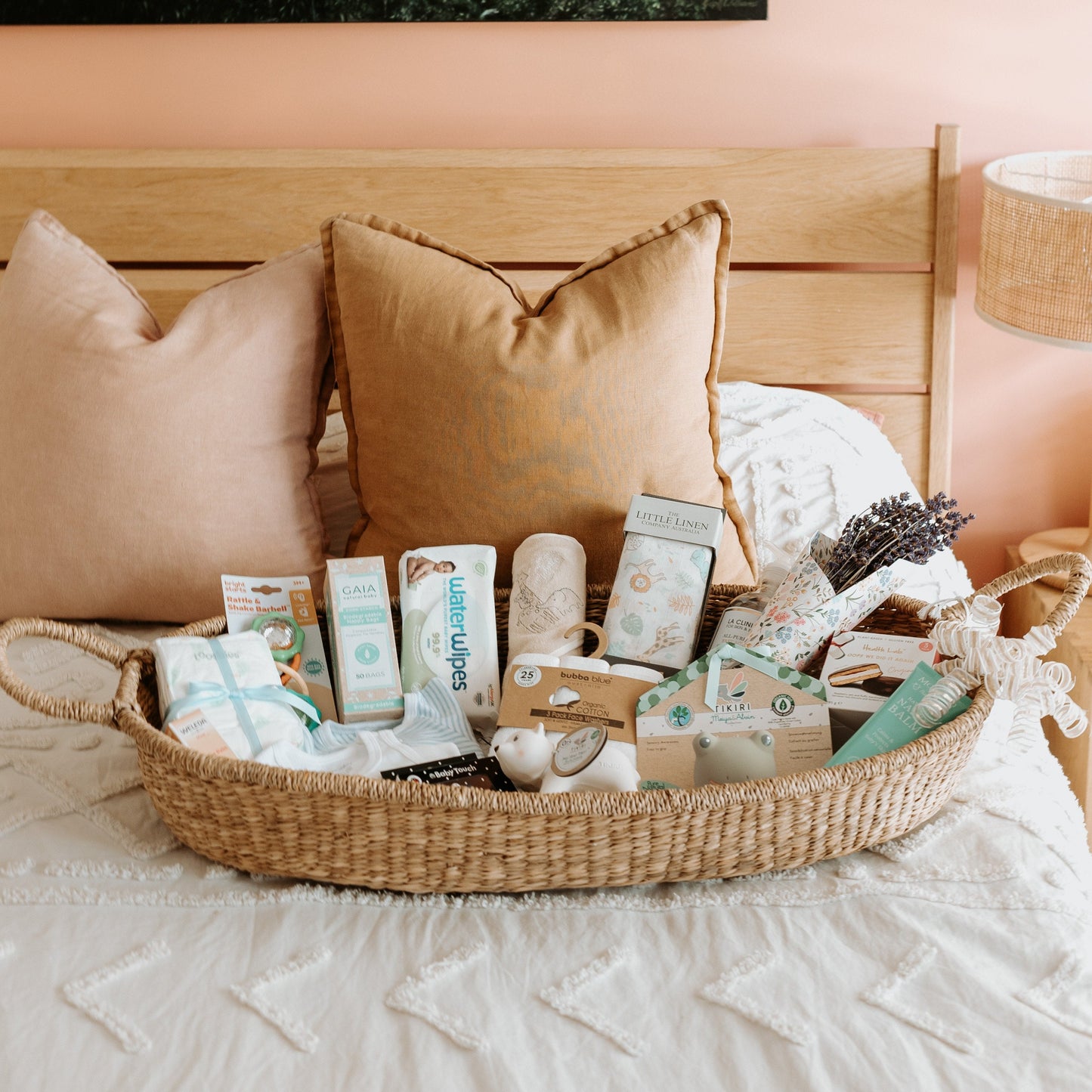 Olli Ella Change Basket & Liner Essentials Hamper